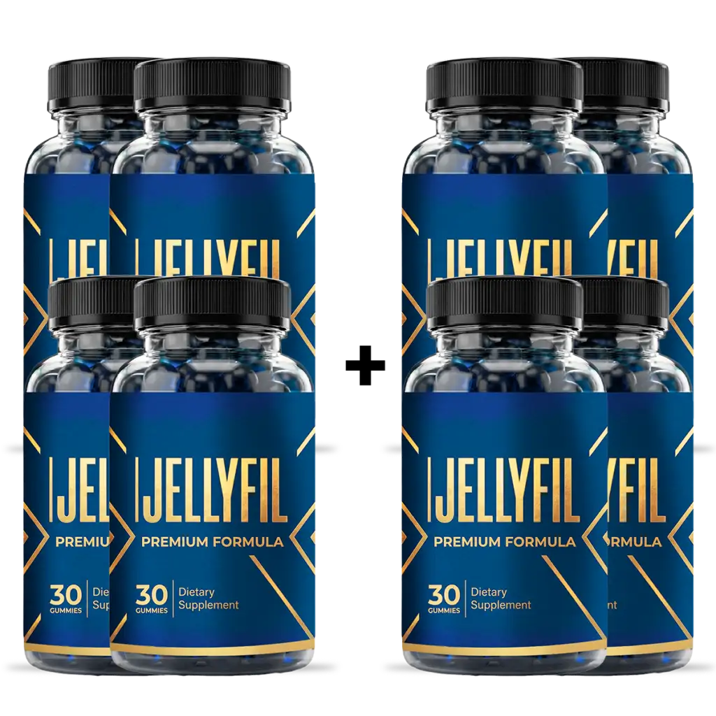 Eight bottles of JellyFil Premium Formula